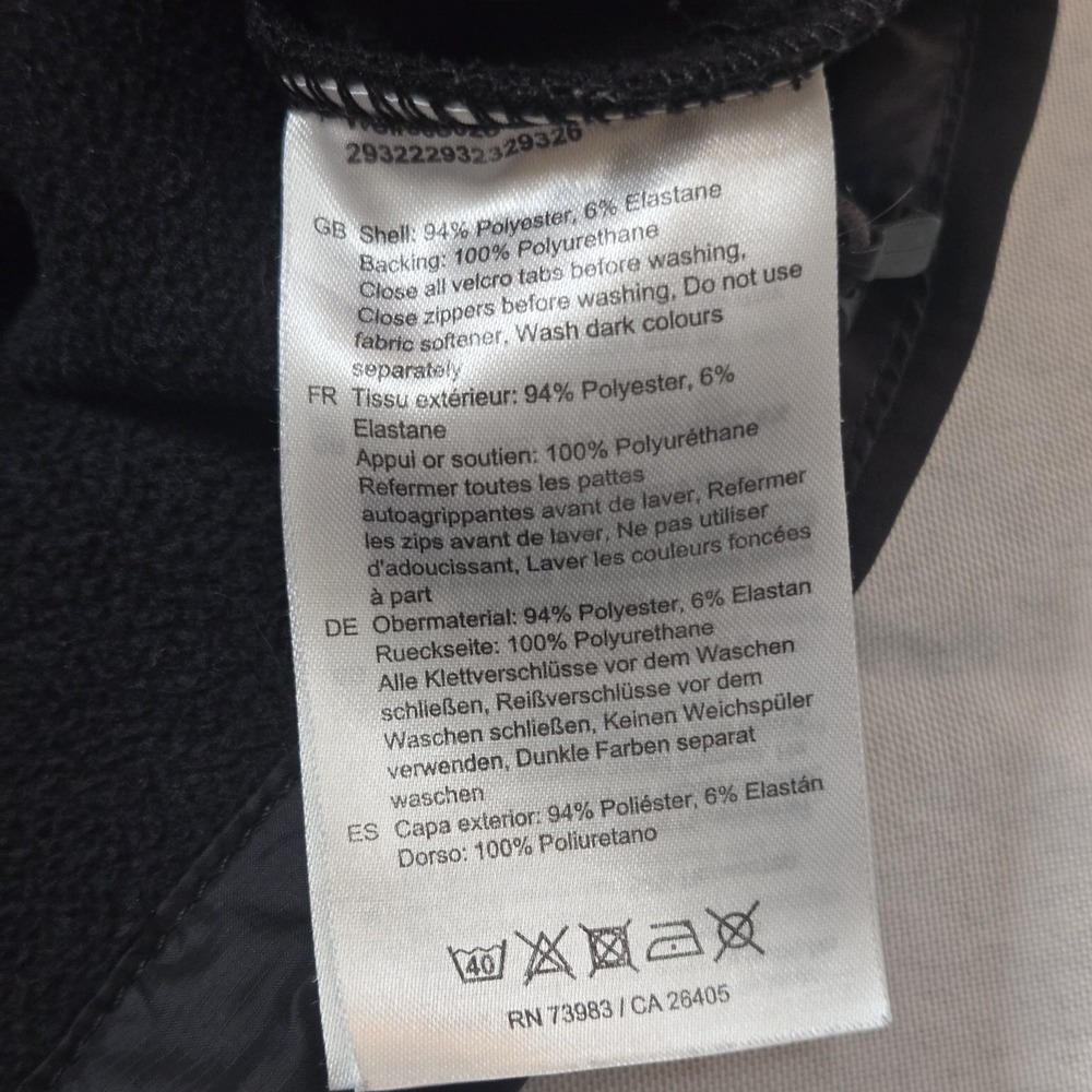 Helly Hansen Soft Shell Full Zip Jacket Mens Medium Green Idaho Logo Outdoor - Picture 6 of 10